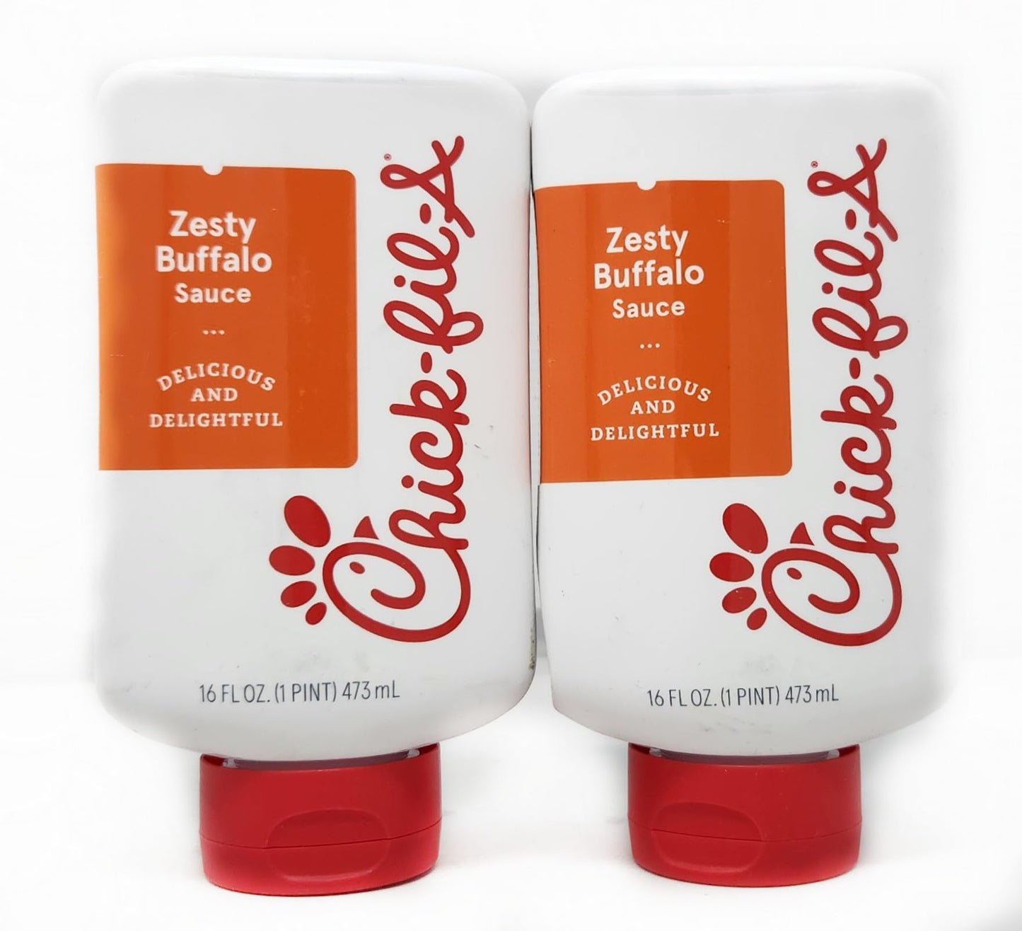Chick-fil-A Zesty Buffalo Sauce, 16 oz Bottles, Pack of 2
