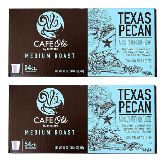 HEB cafe ole single serve coffee 54 count - PACK OF 2