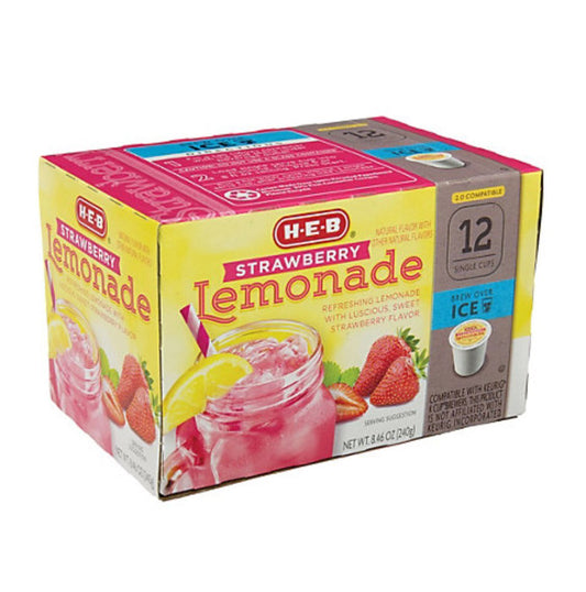 HEB Strawberry Lemonade Iced Tea Single Serve K-Cup