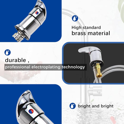 Salon Shampoo Bowl Faucet Vacuum Breaker Kit Hair Salon Sink Sprayer Hose Set