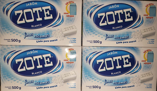 My Brand Jabon Zote Blanco Laundry Flakes (4), Pack of 3