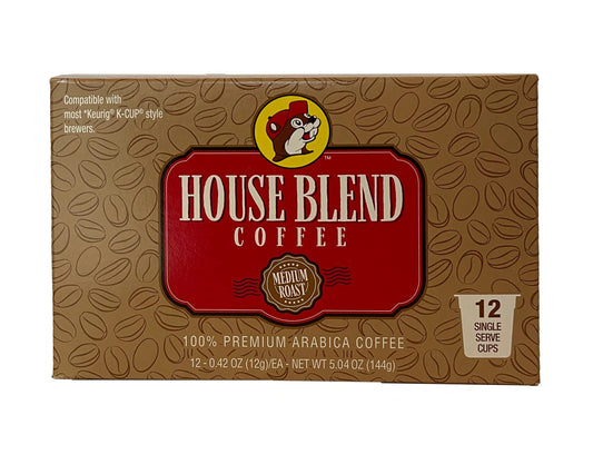 Buc-ee's House Blend Single Serve Coffee Cups