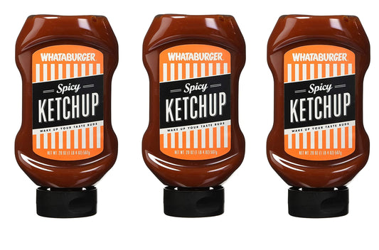 Condiments (Pack of 1) (Spicy Ketchup 20oz) (Three Pack)