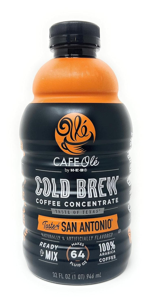 Cafe Ole by Hâ€‘Eâ€‘B Taste Of San Antonio Cold Brew Concentrate - 32oz - cinnamon, chocolate & vanilla flavored