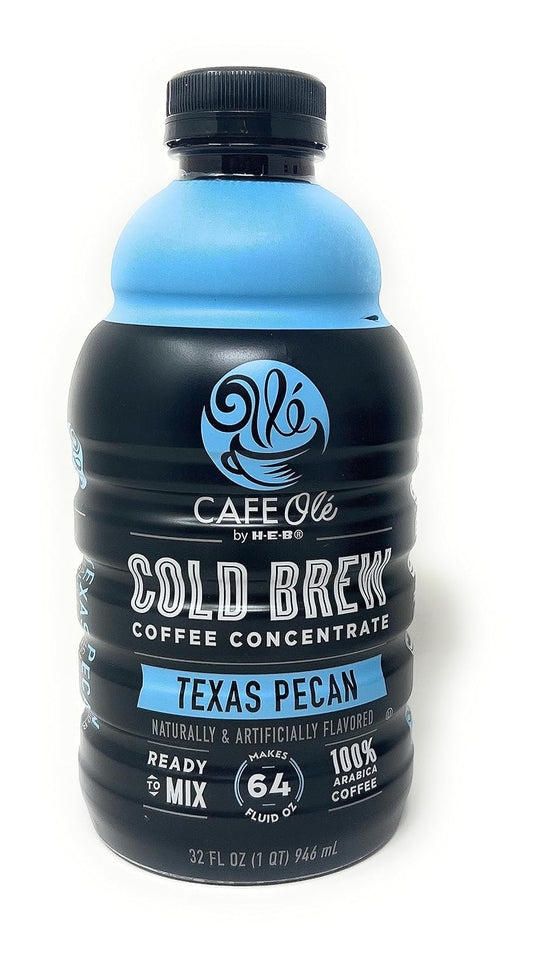 Cafe Ole by Hâ€‘Eâ€‘B Texas Pecan Cold Brew Concentrate - 32oz - caramel & pecan flavored