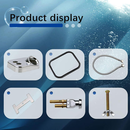 Salon Shampoo Bowl Faucet Vacuum Breaker Kit Hair Salon Sink Sprayer Hose Set