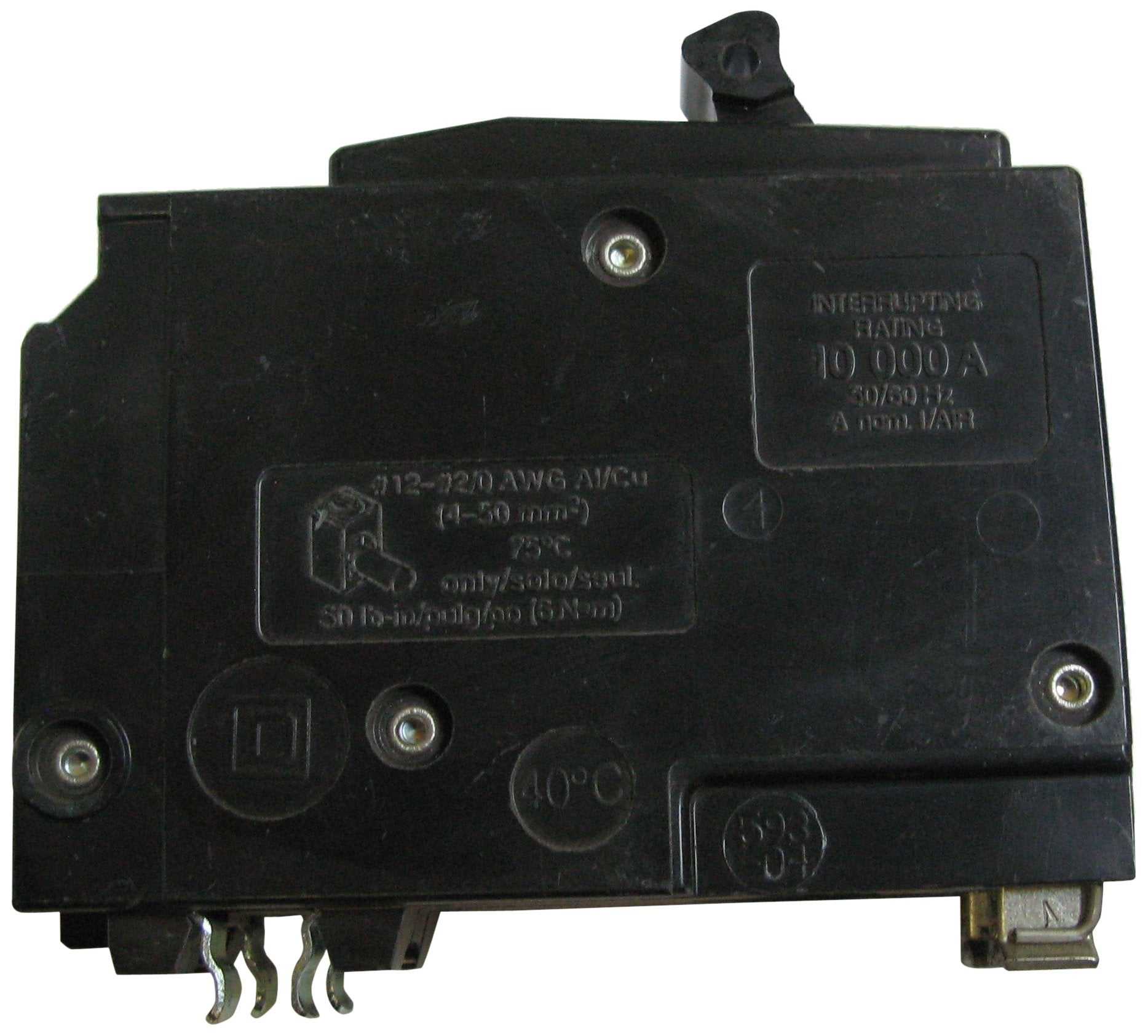 Square D Type QO 2 Pole Molded Case Circuit Breaker 100A QO2100 for Sale NA253-005