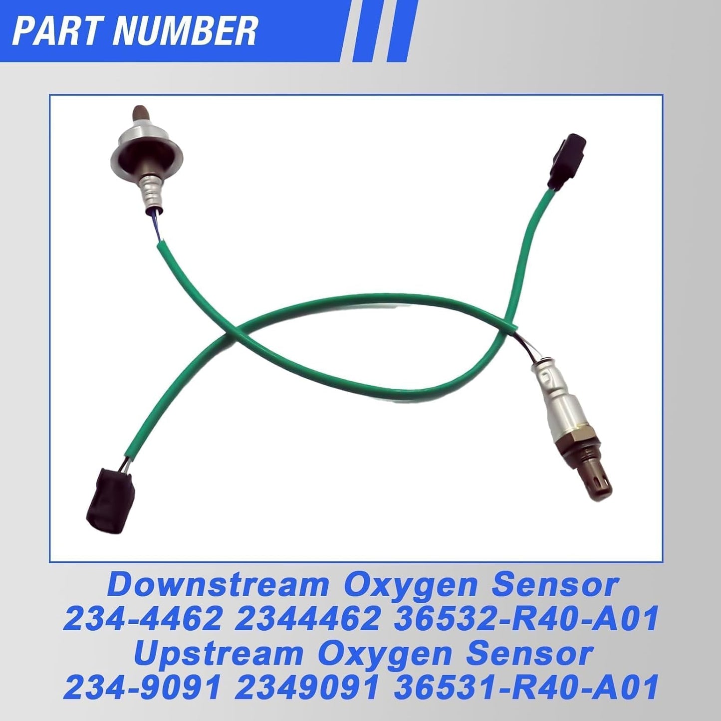 For 2008-2012 Honda Accord 2.4L Upstream & Downstream Oxygen Sensor 234-4462 USA