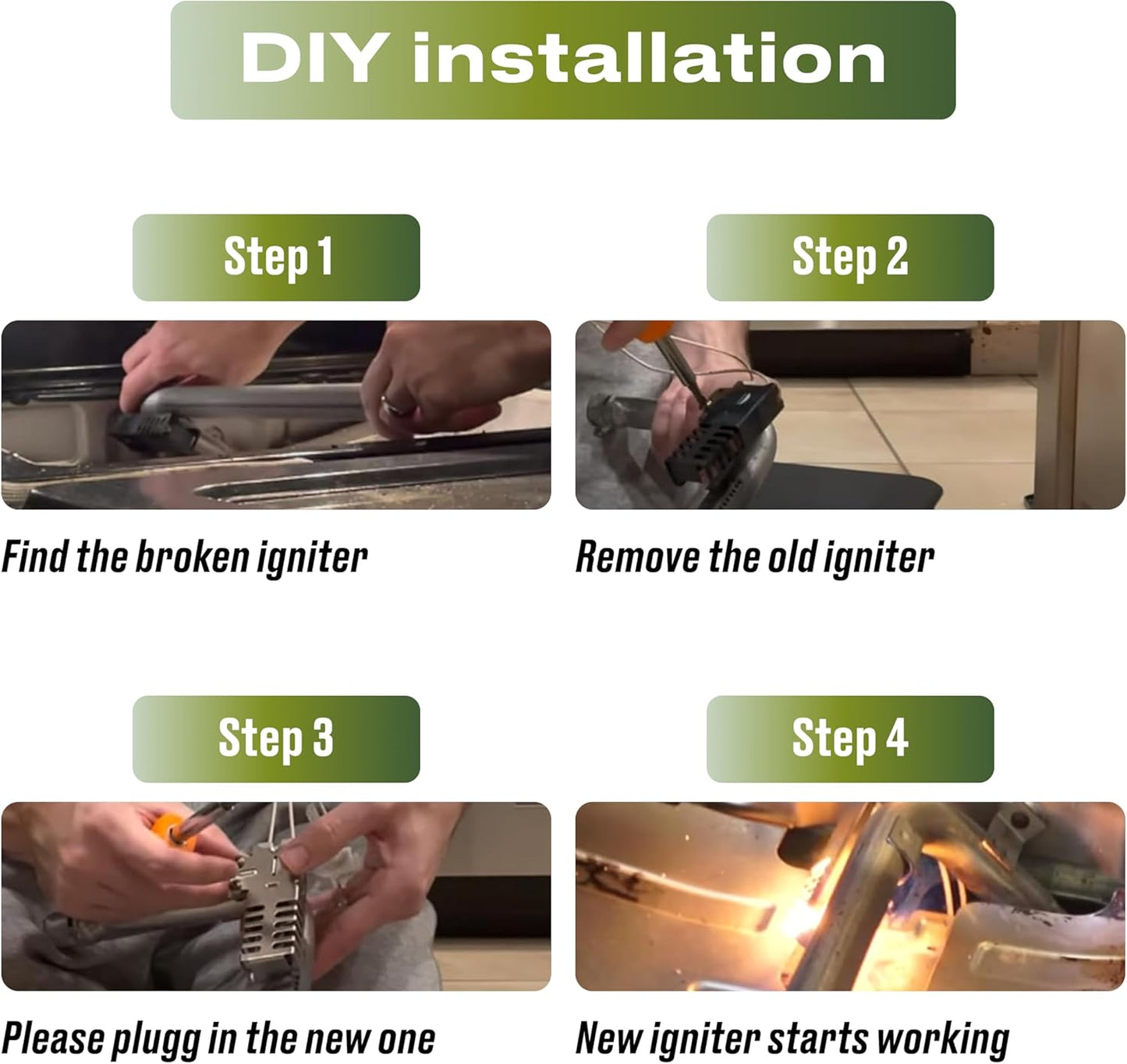 Replacement Gas Oven Igniter for Samsung DG94-00520A