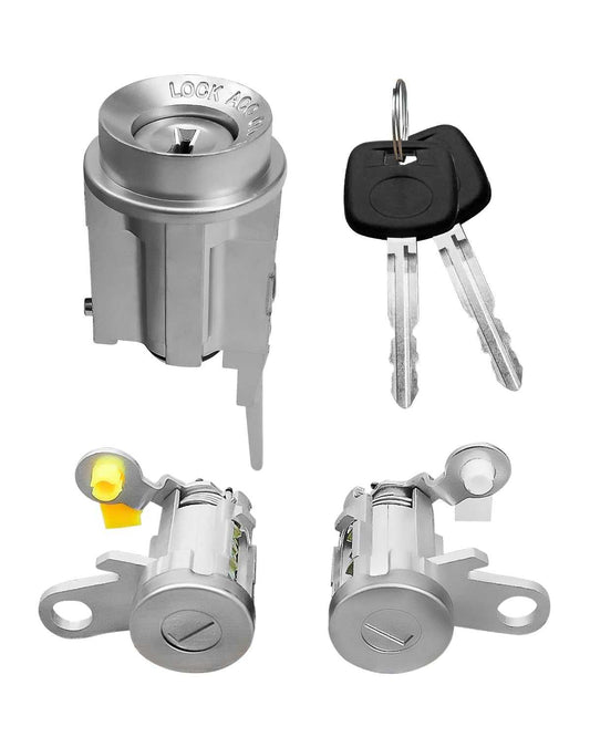 Ignition Switch Lock Key Front Door Lock Cylinder Set Toyota Tacoma 1995-2004 NA358-003
