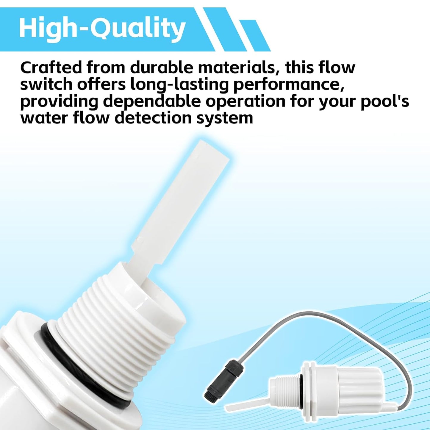 Flow Switch with Round Connection for Saltron Reliant Saltwater Chlorine Generat