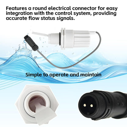 Flow Switch with Round Connection for Saltron Reliant Saltwater Chlorine Generat