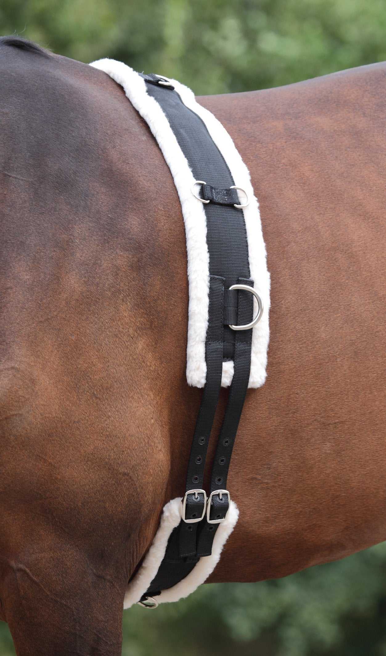 Shires Equestrian Nylon Lunging Roller Fleece Padding Horse Training Equipment NA265-002