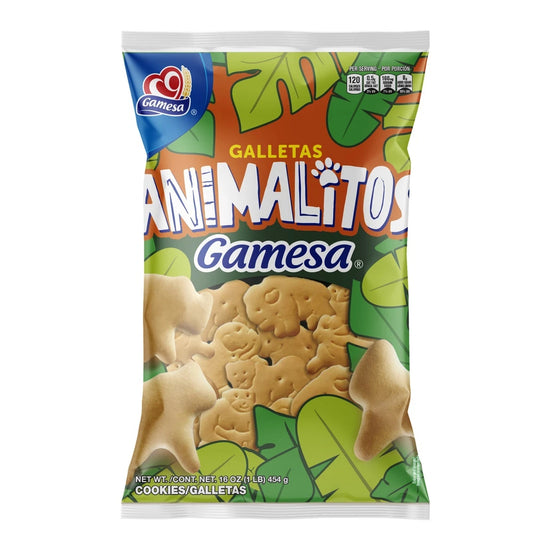 Gamesa Animalitos Animal Shaped Cookies 16 oz Bag