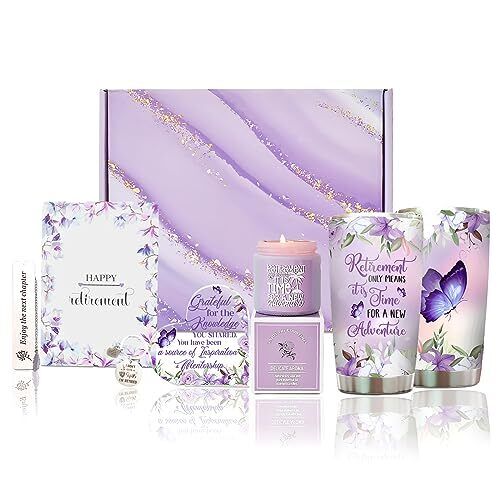 2024 Women's Retirement Gift Set: Tumbler, Candles, Keychains & More!