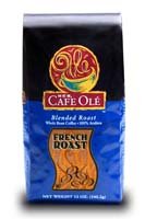 HEB Cafe Ole Whole Bean Coffee 12oz Bag (Pack of 3) (French Roast Roast)