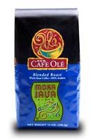 HEB Cafe Ole Whole Bean Coffee 12oz Bag (Pack of 3) (Moka Java - Medium Dark Roast (Full City))