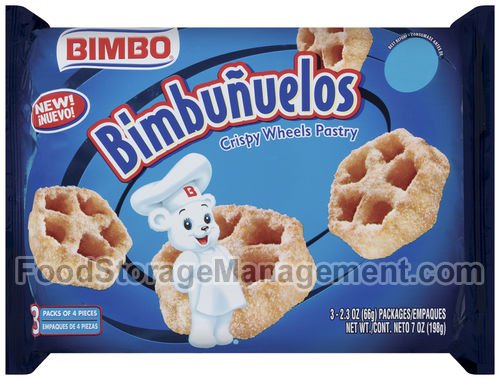 Sweet Baked Goods Bimbunuelos 2.3 Oz Packs Bimbo Crispy Wheels (2pk)