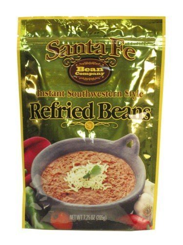 Santa Fe Instant Southwestern Style Refried Beans 7.25 Oz (Pack of 4) by Santa Fe