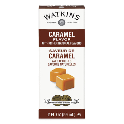 Watkins Caramel Flavor, 2 oz. Bottles, Pack of 6 (Packaging May Vary)