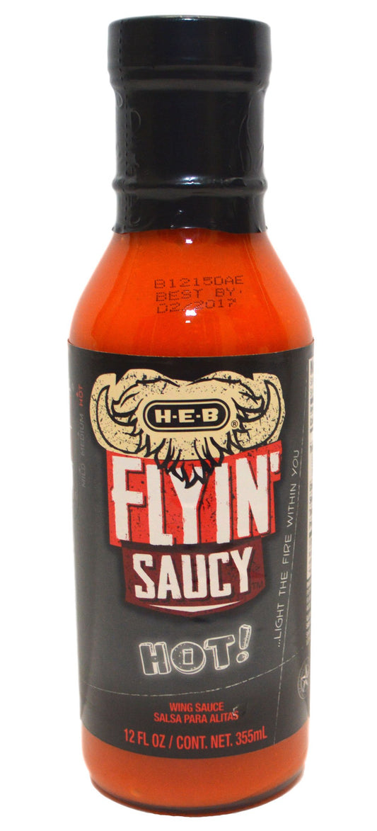 HEB Flyin' Saucy Wing Sauce Hot! Buffalo Sauce