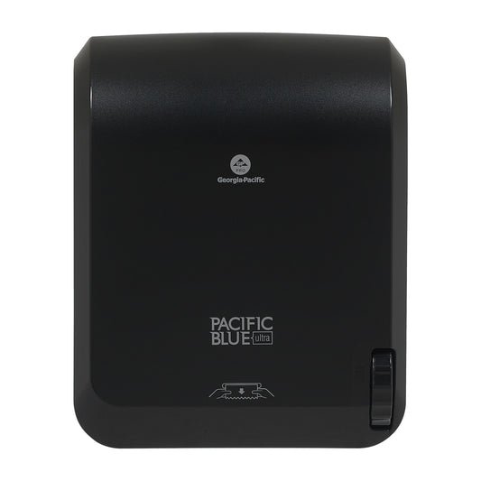 Georgia-Pacific Blue Ultra 8" High-Capacity Mechanical Touchless Paper Towel Dispenser, Black, 59589