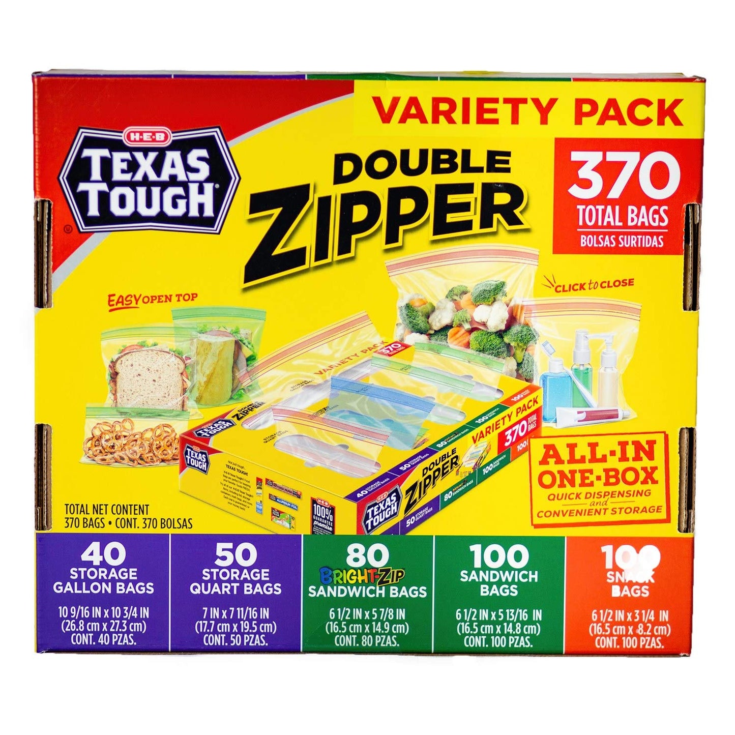 Texas Tough All-In-One Box 370 total bags