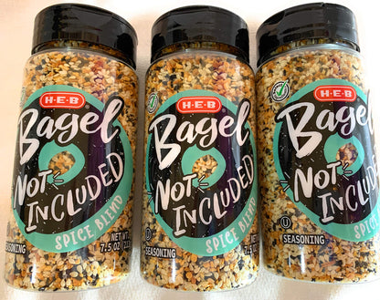 H-E-B Bagel Not Included Everything Seasoning Spice Blend (3 pack)