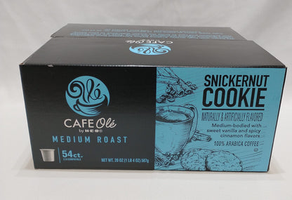 HEB Cafe Ole Sinckernut Cookie Single Serve Pods 54ct