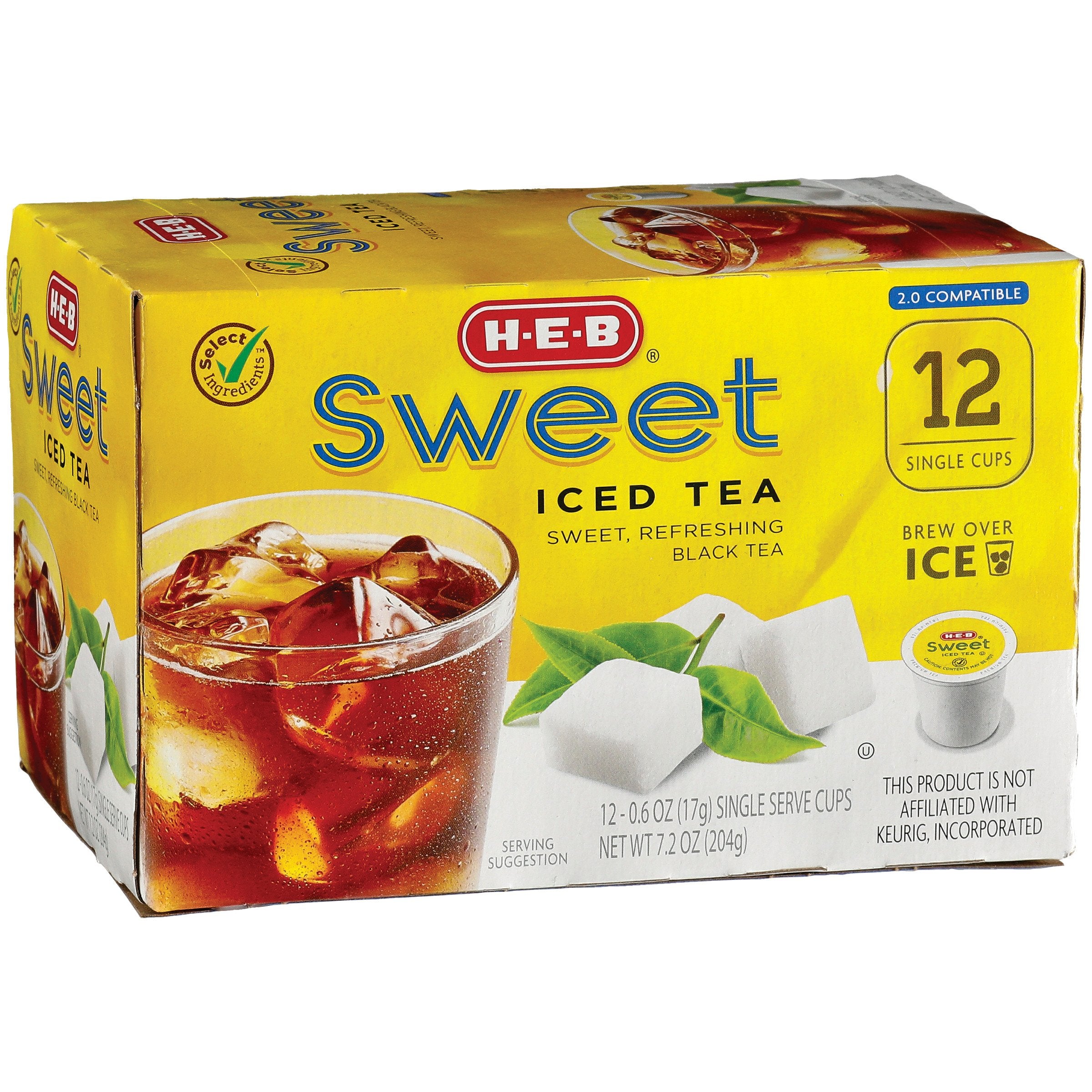 HEB Sweet Iced Tea Single Serve K-Cup 12 Count – Beads One